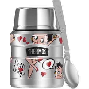 독일 써모스 보 도시락통 죽통 푸드자 Betty Boop Collage THERMOS STAINLESS KING 스테인리스