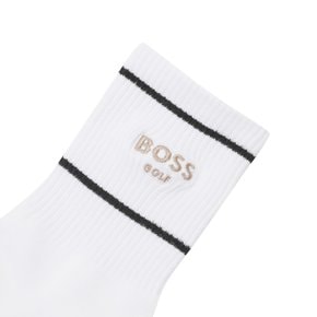 [GIFT 100% 증정] BOSS 스트라이프 하이 삭스 WOMAN WHITE