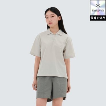 스노우피크 [25/SS] S25MWRPS61 냉감 루트 여성 폴로 티