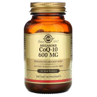 솔가 [해외직구] Solgar 솔가 메가소브 코큐텐 600mg 30소프트젤 Megasorb CoQ-10 600 mg 30 Softgels