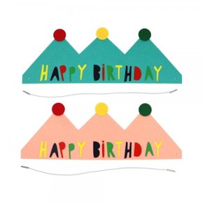 생일 펠트 왕관