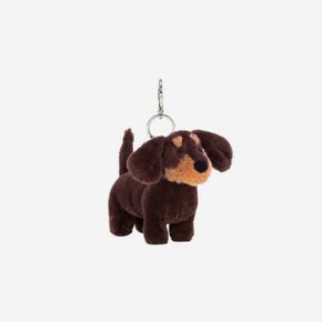 젤리캣 오토 소세지 도그 백 참 브라운 Jellycat Otto Sausage Dog Bag Charm Brown