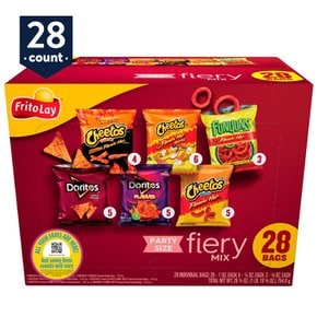 멀티팩  FritoLay  스낵  Fiery  믹스  버라이어티  팩  28개