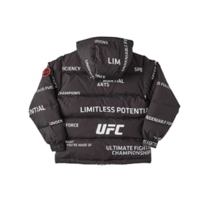 UFC 레터링 다운 블랙 U1DJT1103BK