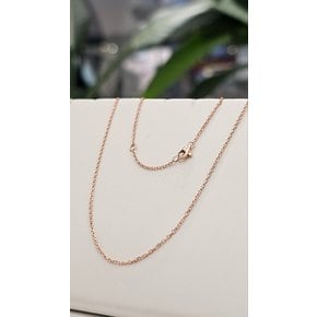 [시흥점] 리 라인P 16인치  41cm 18K 핑크골드 체인(381400650)