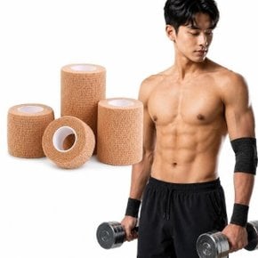 2.5cmX4.5M 자가접착 골프 압박 밴드 손가락 붕대