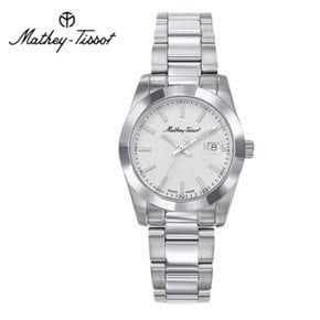 Mathey-Tissot 여성 메탈밴드시계 D450AI