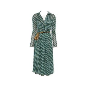 26FW 다이앤 본 퍼스텐버그 원피스 D805ASPPTOMESH SPPTO BLUE GREEN