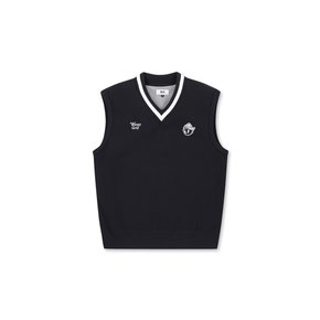 WAAAC(왁골프)Men Bucket WAACY V-neck Knit Vest_WMWAA24601BKX