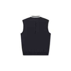 WAAAC(왁골프)Men Bucket WAACY V-neck Knit Vest_WMWAA24601BKX