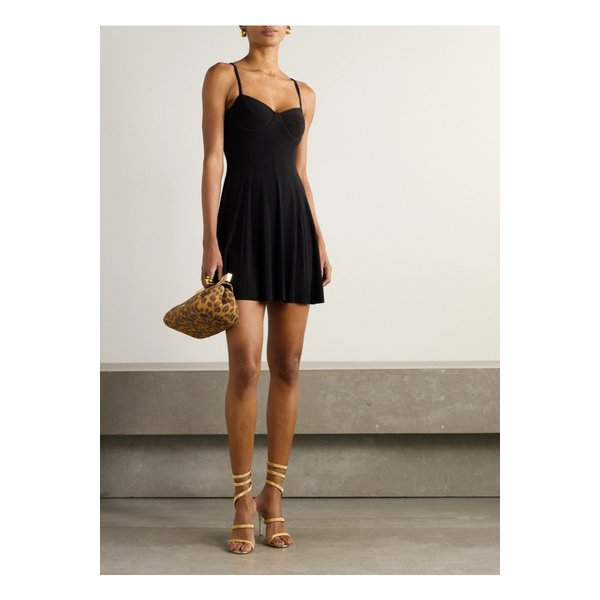 노마카말리 스트레치 새틴 미니 원피스 1647597359122549