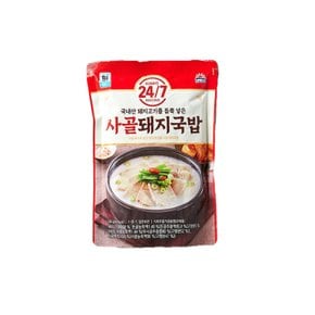 24/7 사골 돼지국밥 500g 18개