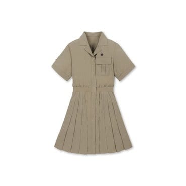왁 골프 (WWUAS25108BEX)Women Collar Half-sleeve Dress