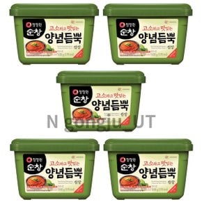 청정원 순창 고소하고 맛있는 양념듬뿍 쌈장 500g 5개