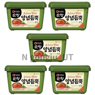  청정원 순창 고소하고 맛있는 양념듬뿍 쌈장 500g 5개