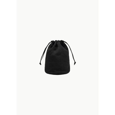 샵아모멘토 아에타 25SS Hm03 Draw String Pouch, Black