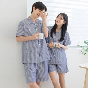 / 빅사이즈 추가)실크 터칭 투포켓 BP커버 커플 잠옷 여름 파자마