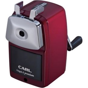 일본 carl 연필깎이 Carl Jimuki A5PR B Parent Pencil Sharpener Angel 5 Premium Blue red 152