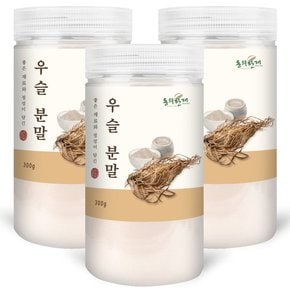 동의한재 세척한 프리미엄 국산 우슬 분말 가루 300g x 3개