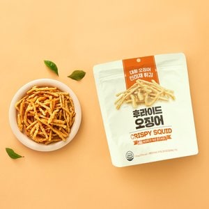 오희숙전통부각 [생자연] 후라이드깡오징어 120g / 바삭한 진미채튀김