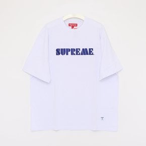 지금발송)슈프림 24SS SS24KN59 WHITE 스텐실 반팔티