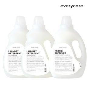 [2+1]대용량 유아세제 2ea+섬유유연제 2100ml