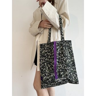 쥬에 . Art flower bag. Black