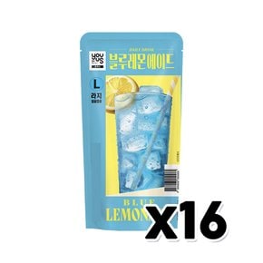 유어스 블루레몬에이드 L 아이스파우치음료 340ml x 16개