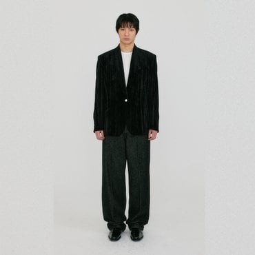 EENK ZMENIM Belted Denim Pants - Black