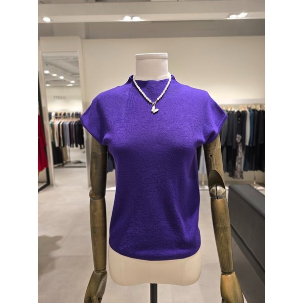 [파주점] 울 캡 슬리브 모크넥 풀오버 니트 JS3B1PO531