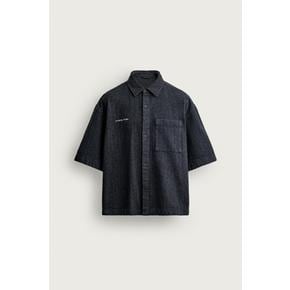 ZARA 자라 박시핏 오버셔츠 질감 패턴과 자수 5644 414 401