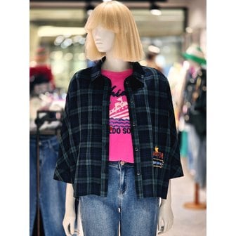 베네통 [파주점] 모르코 체크 블라우스 BABLA4541-NY