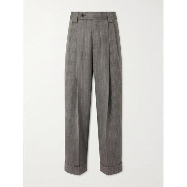 플리츠 핀스트라이프 울 트윌 팬츠 46376663163057569