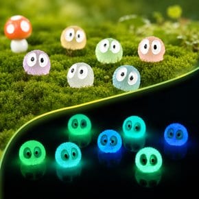 야광 먼지요정 8P 1SET 테라리움 비바리움 어항 화분 소품 피규어 미니어처