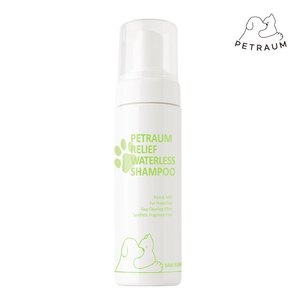 펫라움 릴리프 워터리스 샴푸 200ml / 강아지 고양이 샴푸 /무향