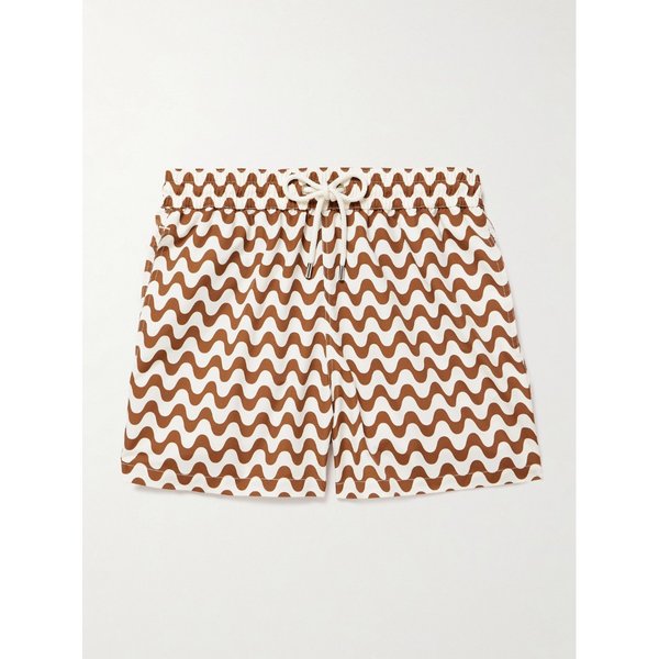 프레스코볼 카리오카 코파카바나 스트레이트 미드 렝스 프린트 스윔 쇼츠 46376663163008308