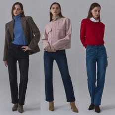 여성 24F/W 라이크라 기모 데님팬츠 3종[34739660]