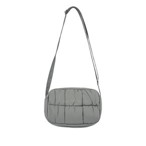 NEW SYMBOL RIVET QUILTING CROSS BAG GRAY 뉴심볼로고 크로스백 그레이