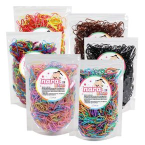 나라밴드 머리끈 고무줄 대용량 헤어끈 안아픈 짱짱한 머리고무줄 일반용 50g KC인증 사은품증정