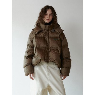 그린버터 Duck Down Puffer Jacket (Brown)