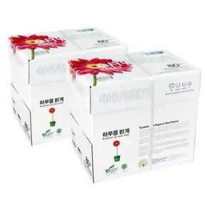 A4용지 80g 2박스 5000매 복사용지 SGM1