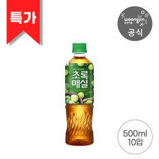 [특가]초록매실 500ml 10펫