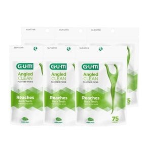 GUM 검 앵글드 일회용 치실 898 (75개입) 6개