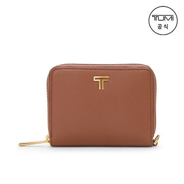 TUMI [TUMI KOREA] 벨덴 트라이폴드 지퍼 어라운드 지갑 시에나_0197128SNA