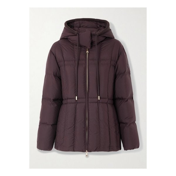 몽클레어 에스톰 후드 퀼팅 셸 다운 재킷 다크 브라운 46376663162861898