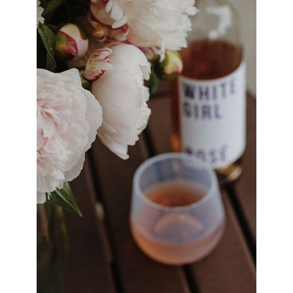 친환경 실리콘 와인 화이트 14oz