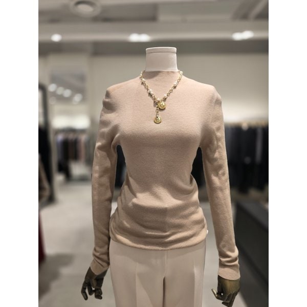 [파주점] 울 캐시미어 미들넥 골지 풀오버 니트 JRBA1PO503