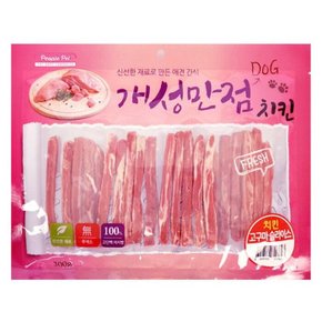 개성만점 300g 치킨 고구마 슬라이스 애견 간식