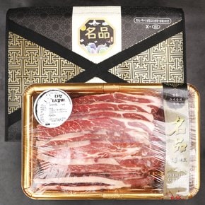 초이스 6 7 8 꽃갈비만 사용한 LA갈비 선물세트 2kg (채반+아이스박스+부직포가방)