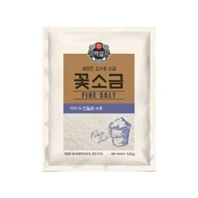 백설 꽃소금 500g x 1개